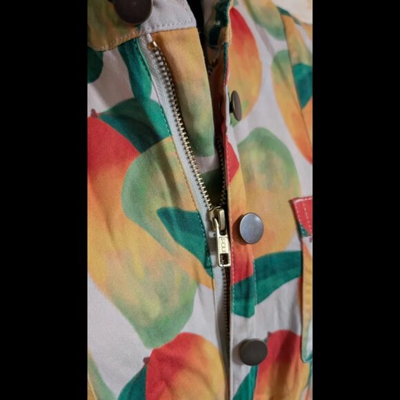 Mixed by Nasrin Jumpsuit Zip Mango Floral Cotton Blend - M - Picture 4 of 6